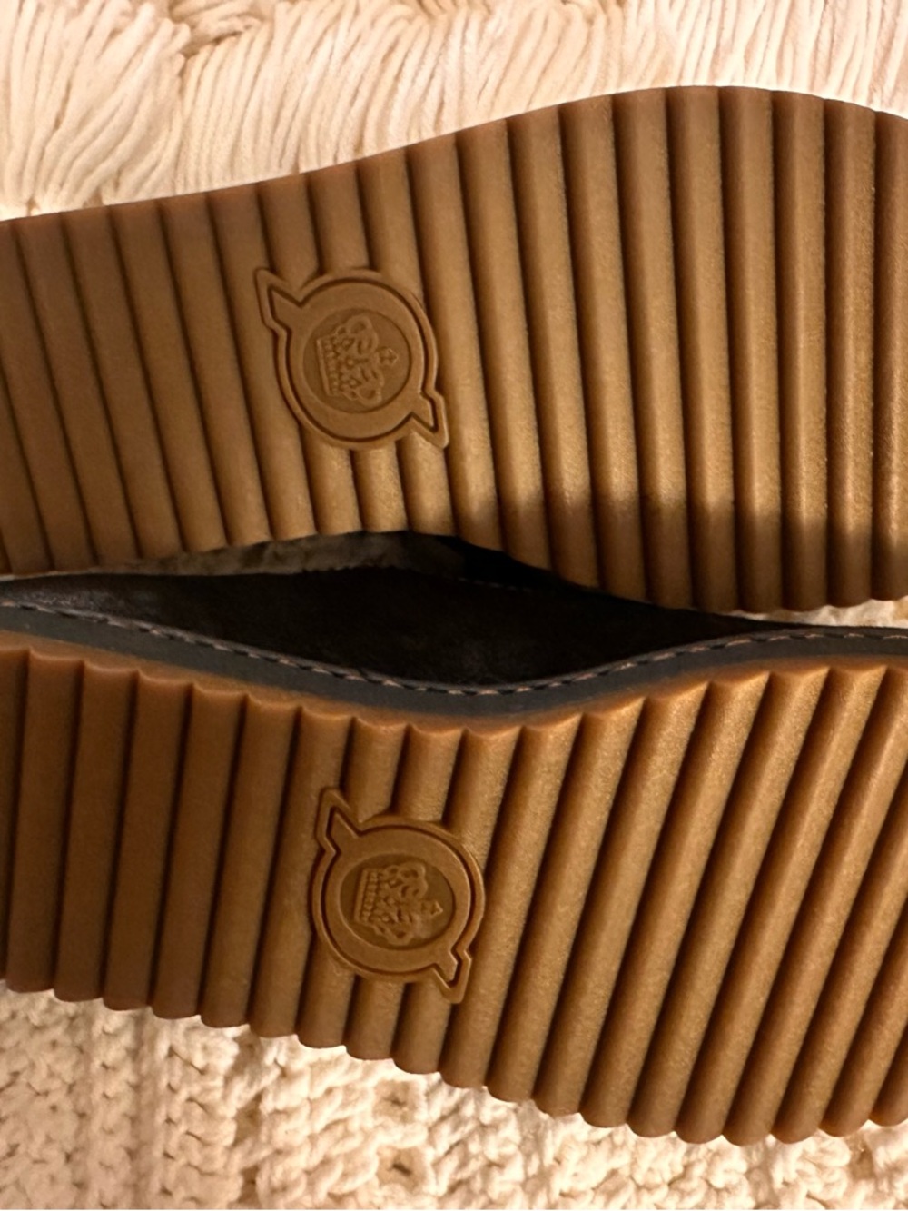 Born Men's Black Distressed Suede Slip-On Loafers with Contrast Stitching - Picture 9 of 13